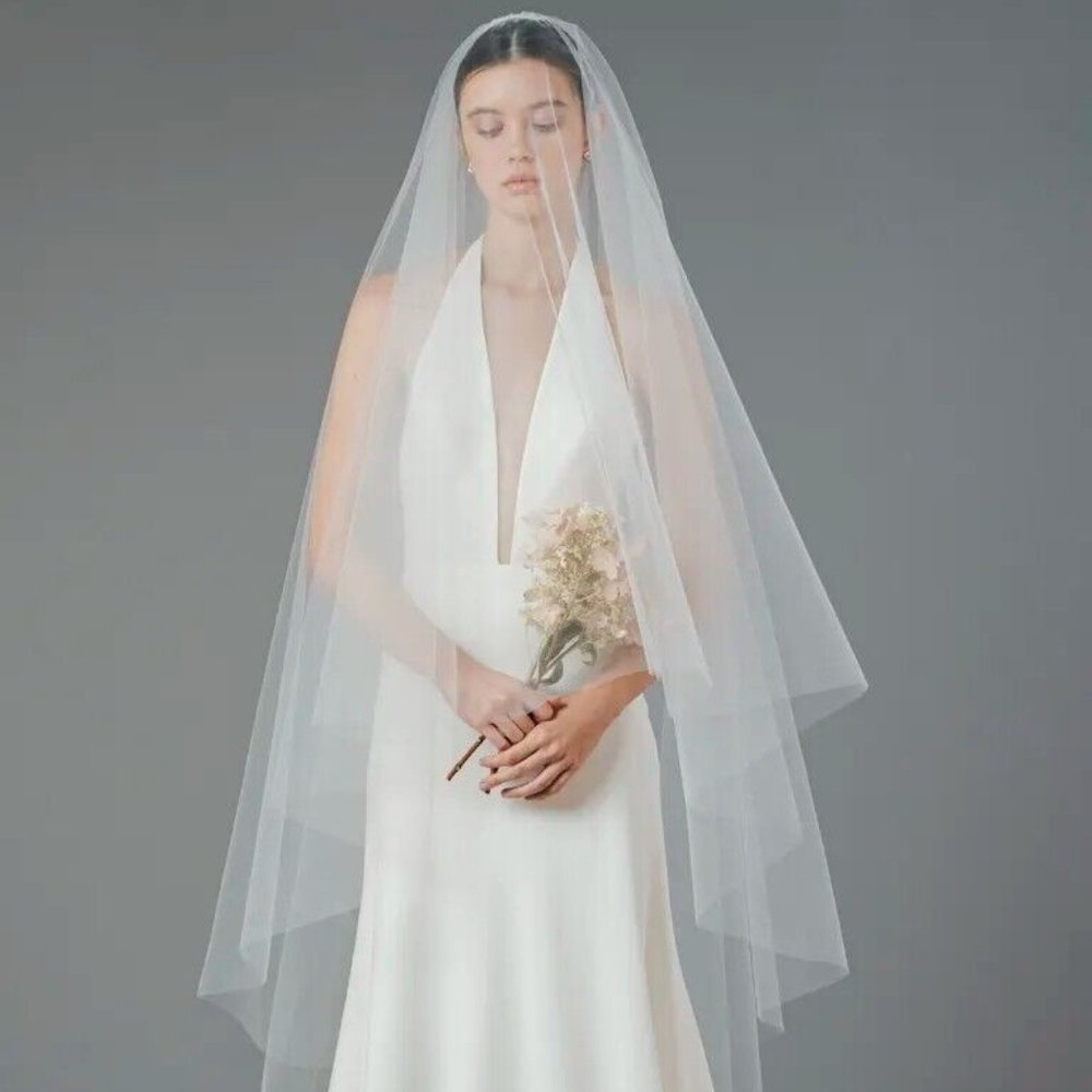 Jenny Yoo "Constance" Veil - Ivory NEW $195 - Cathedral Length Wedding Veil